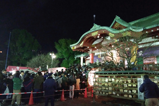 亀戸天神初詣